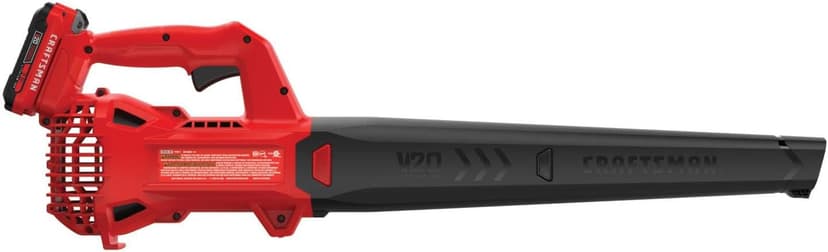 CRAFTSMAN 20V MAX Cordless Leaf Blower Kit with Battery & Charger Included (CMCBL710D1) Red