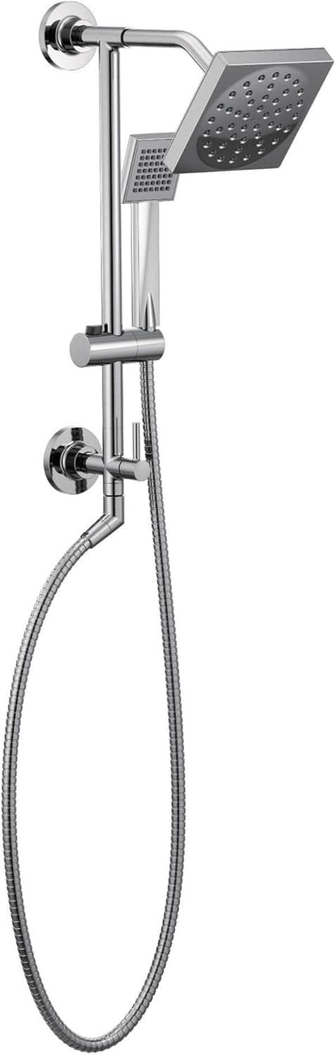 Moen S6340EP 90 Degree 6" Eco-Performance Single-Function Showerhead with Immersion Technology at 2.0 GPM Flow Rate, Chrome