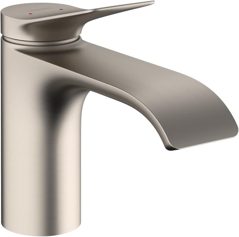hansgrohe 75010821 Vivenis 80 with Pop-Up Drain, Brushed Nickel 1.2 GPM Single Hole Bathroom Faucet