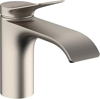 hansgrohe 75010821 Vivenis 80 with Pop-Up Drain, Brushed Nickel 1.2 GPM Single Hole Bathroom Faucet
