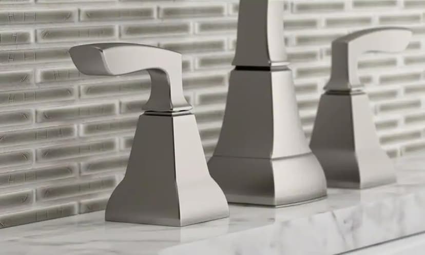 Kohler Kallan 8 in. Widespread 2-Handle Bathroom Faucet in Vibrant Brushed Nickel