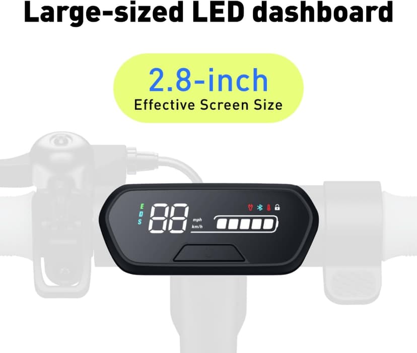 Segway Ninebot eKickScooter - Electric Scooter for Kids 6-14, w/t Adjustable Handlebar Height (Only C2 Pro) for Riders up to 132 lbs, Includes New Cruise Mode, UL-2272 Certified