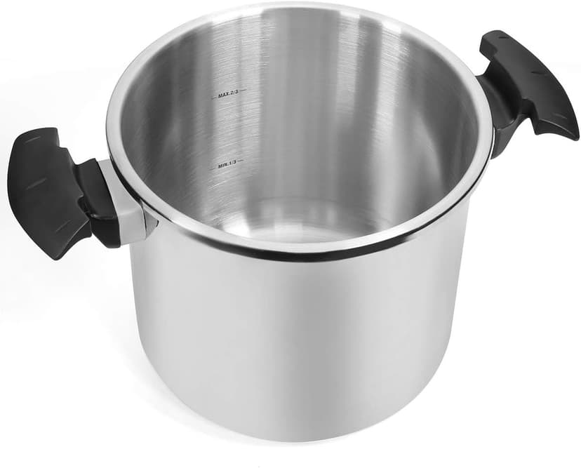 Barton 10.5 Quart Pressure Cooker Stovetop With Easy-Lock Lid Commercial 18/8- Stainless Steel Instant Fast Cooking with Recipes Book