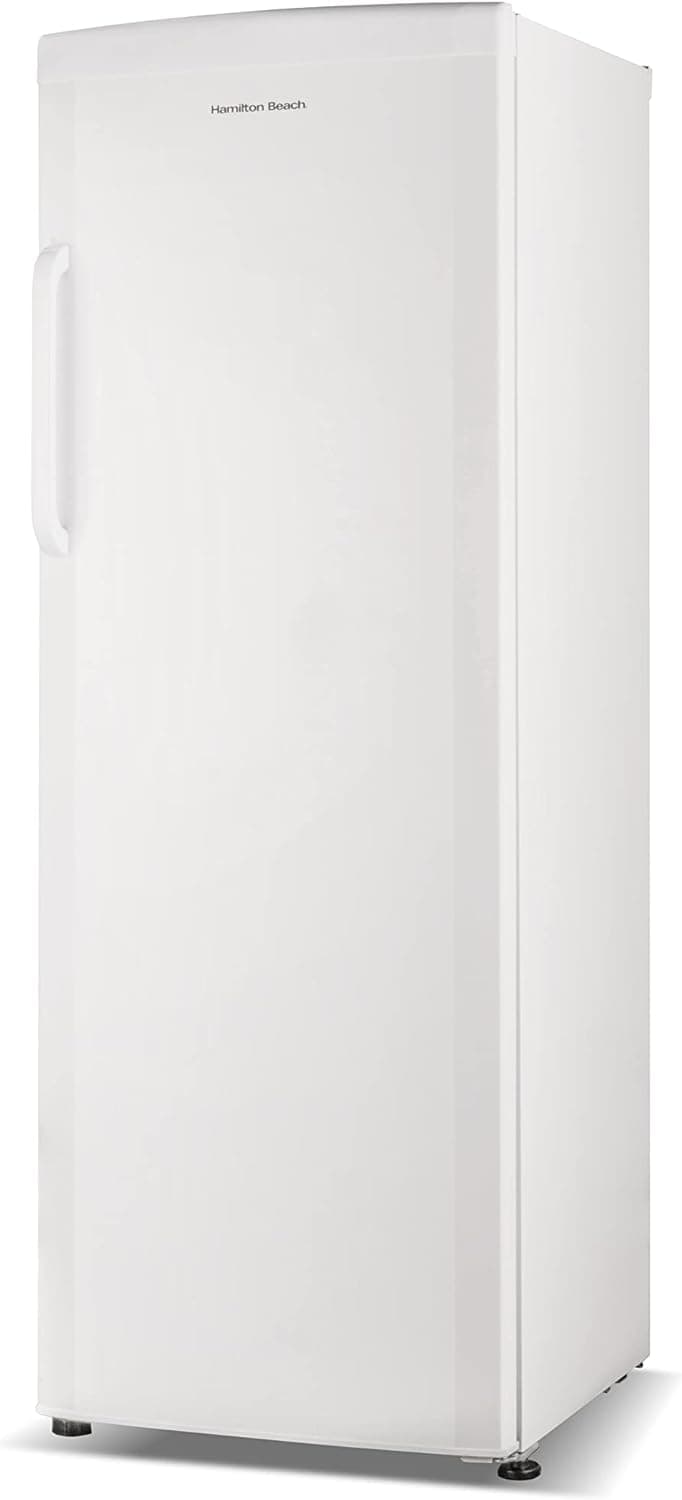 Hamilton Beach HBFRF1100, 11 cu ft, Upright Freezer, White