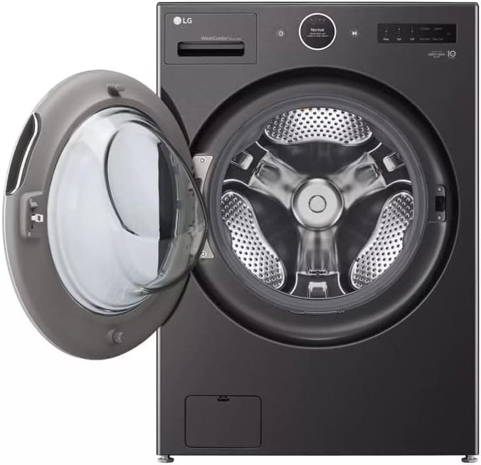 LG WM6998HBA Ventless Washer/Dryer Combo LG WashCombo All-in-One 5.0 cu. ft. Mega Capacity with Inverter HeatPump Technology and Direct Drive Motor