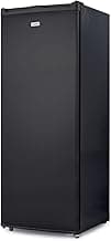 Commercial Cool Upright Freezer, Stand Up Freezer 6 Cu Ft with Reversible Door, Black