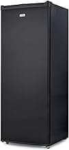 Commercial Cool Upright Freezer, Stand Up Freezer 6 Cu Ft with Reversible Door, Black