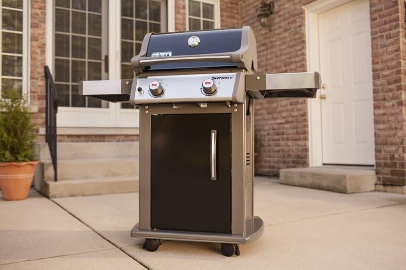 Weber Spirit E-210 Gas Grill | Liquid Propane, 2-Burner | Black