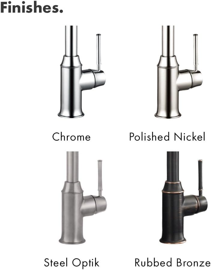 hansgrohe Talis C Stainless Steel High Arc Kitchen Faucet, Kitchen Faucets with Pull Down Sprayer, Faucet for Kitchen Sink, Magnetic Docking Spray Head, Stainless Steel Optic 04215800