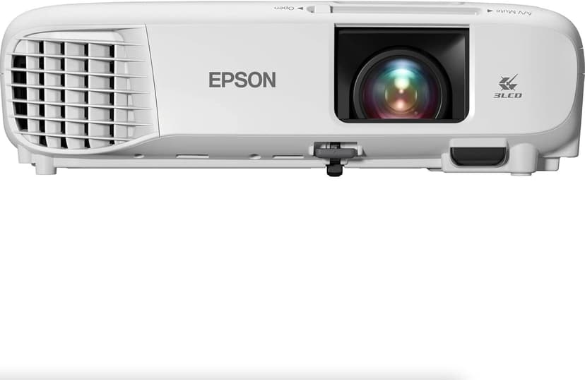 Epson Home Cinema 880 3-chip 3LCD 1080p Projector, 3300 lumens Color and White Brightness, Streaming and Home Theater, Built-in Speaker, Auto Picture Skew, 16,000:1 Contrast, HDMI 2.0, White