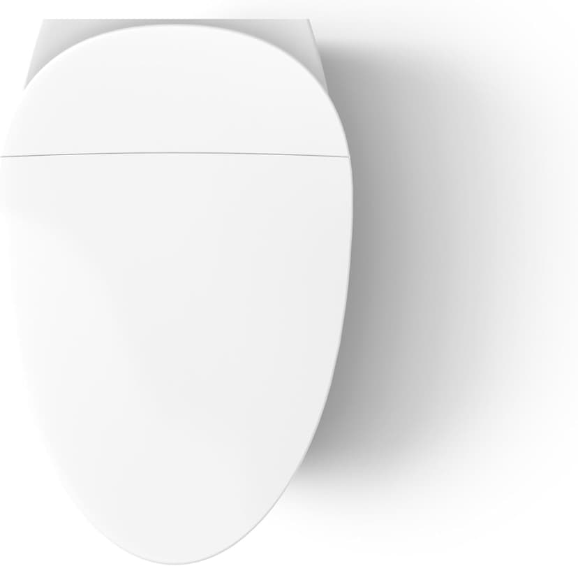 KOHLER 5402-0 Veil Smart Toilet with Auto Open & Close, One-Piece Wall-Hung Elongated Intelligent Bidet Toilet with Heated Seat and Dual-Flush, White