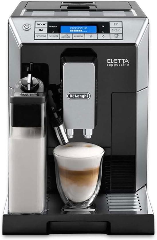 De'Longhi Eletta Digital Super Automatic Espresso Machine with Latte Crema System, Black