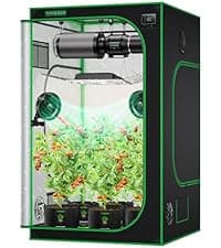 VIVOSUN VS4000 LED Grow Light with Full Spectrum Diodes & Brand Driver Dimmable Sunlike Lights for Seedling Veg & Bloom Plant Grow Lamp for 4x4/5x5 Grow Tent
