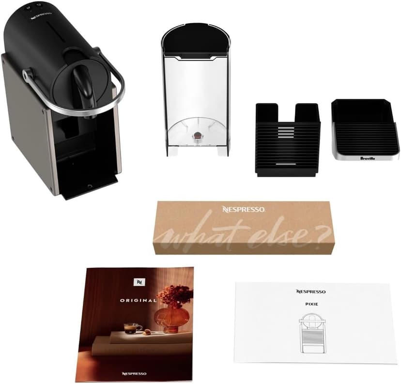Breville-Nespresso USA BEC420TTN1AUC1 Pixie Espresso Machine, Titan