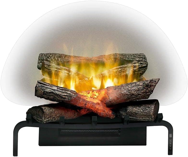 Dimplex Revillusion Electric Fireplace Log Insert - 20 Inch Faux Wooden Logs, Plug in Electric Heater; Remote Control Included - Supplemental Zone Heat | Model #RLG20
