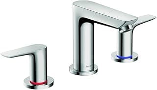 hansgrohe Talis E Modern Easy Install Easy Clean 2-Handle 3 5-inch Tall Bathroom Sink Faucet in Chrome, 71733001
