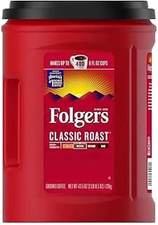 Folger Classic Roast Ground Coffee (43.5 oz.) - 1 Pack