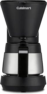 Cuisinart 5-Cup Coffeemaker with Stainless Steel Carafe, DCC-5570NAS