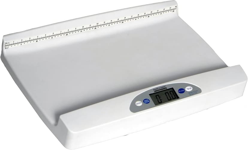 Health o Meter 553Kl Digital Portable Pediatric Baby Scale with Extra-Wide Tray, 44 Lb X 0.5 Oz