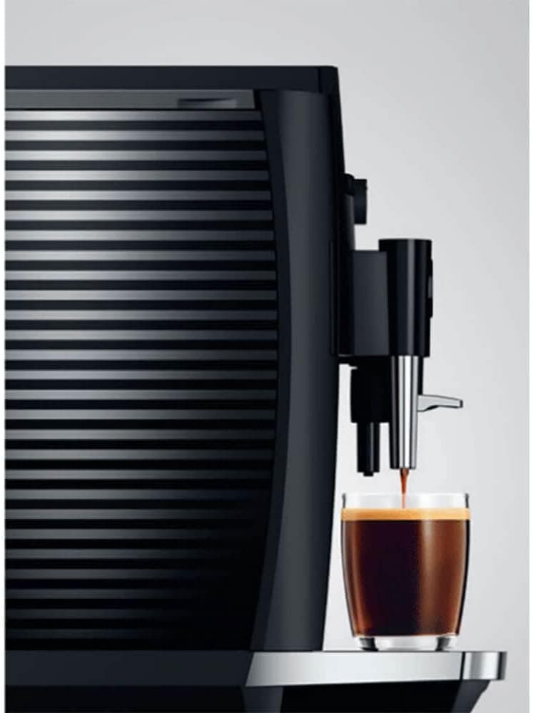 Jura E4 Piano Black Automatic Coffee Machine, 120 volts