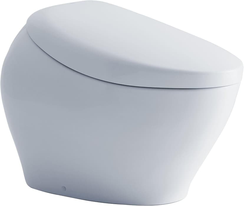 TOTO NEOREST® NX1 Dual Flush 1.0 or 0.8 GPF Toilet with Integrated Bidet Seat, EWATER+® - Cotton White - MS902CUMFG#01