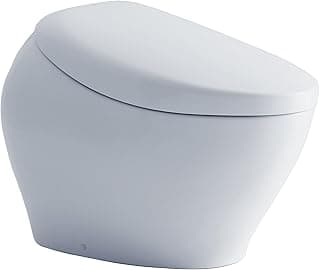 TOTO NEOREST® NX1 Dual Flush 1.0 or 0.8 GPF Toilet with Integrated Bidet Seat, EWATER+® - Cotton White - MS902CUMFG#01