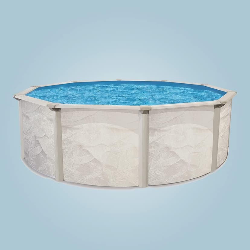 Boulder 18' x 48" ATS Easy-Build Steel Above Ground Swimming Pool Kit by WaterThat