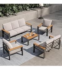 Aoxun Hardtop Gazebo 10x12, Aluminum Frame Canopy with Double Galvanized Steel Roof, Outdoor Gazebo with Breathable Netting and Privacy Curtain for Backyard