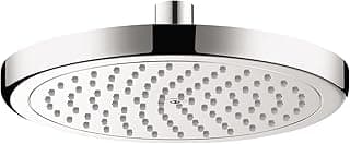hansgrohe Croma 9-inch Showerhead Premium Modern 1-Spray RainAir Air Infusion with Airpower with QuickClean in Chrome, 26465001