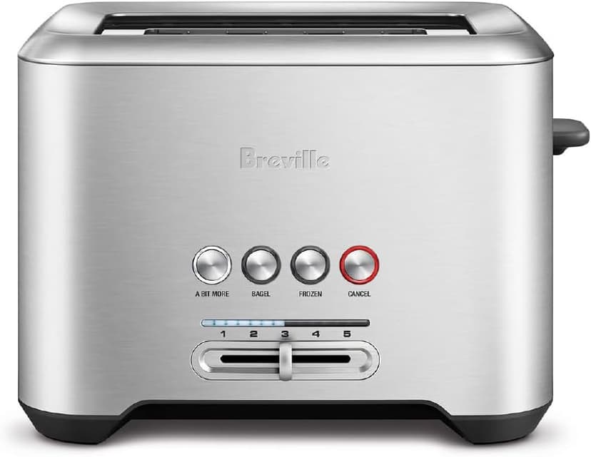 Breville Bit More Toaster 2 Slice BTA70XL, Brushed Stainless Steel