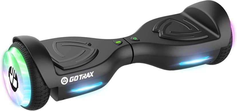Gotrax Hoverboard with 6.5" LED Wheels & Headlight, Max 4/5 Miles Range, 6.2mph Power by Dual Brushless Motor, UL2272 Certified and 50.4Wh/65.52Wh Battery Self Balancing Scooters for 44-176lbs Kids