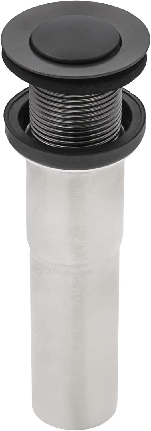 Ruvati 18 x 12 inch Gunmetal Black Undermount Bathroom Sink - 16 Gauge Stainless Steel Bathroom Sink with Brushed Finish, Easy-to-Clean Undermount Sinks - RVH6110BL