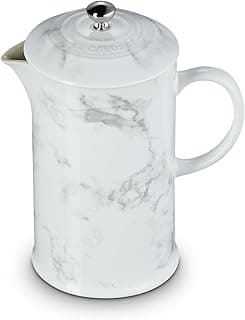 Le Creuset Stoneware 34 oz. French Press, Marble Collection