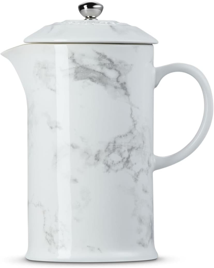 Le Creuset Stoneware 34 oz. French Press, Marble Collection