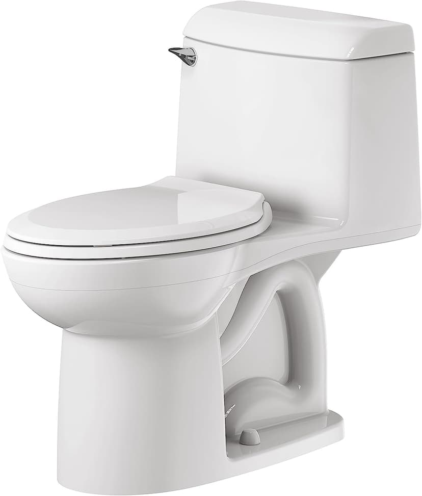 American Standard 2034314.020 Champion 4 One-Piece Toilet with Toilet Seat, Elongated Front, Chair Height, White, 1.6 gpf
