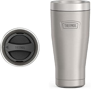 THERMOS ICON SERIES, Stainless Steel Tumbler, Matte Stainless Steel, 16 oz