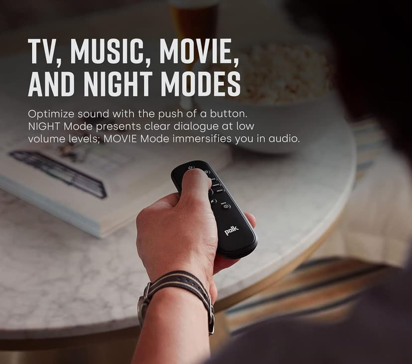 Polk Audio MagniFi Max AX 5.1.2 Channel Sound Bar with 10" Wireless Subwoofer, Dolby Atmos and DTS:X Certified, Polk's Patented VoiceAdjust & SDA Technologies, Easy Setup, Black