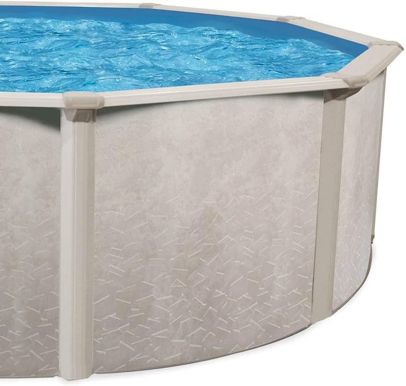 Aquarian Steel-Frame Outdoor Above-Ground Swimming Pool, Round, 15' x 52", Phoenix