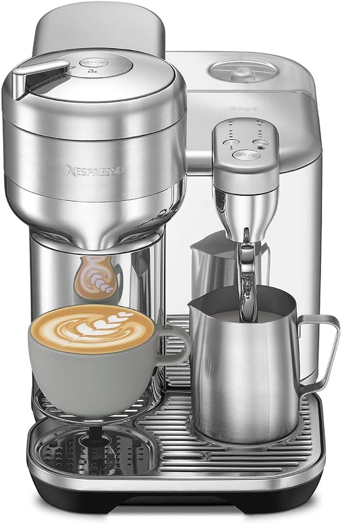 Nespresso Breville Vertuo Creatista BVE850BSS, Brushed Stainless Steel