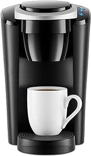 Keurig K-Compact Single-Serve K-Cup Pod Coffee Maker, with 3 Brew Sizes, Smart Start Feature, 36oz Removable Reservoir, Black
