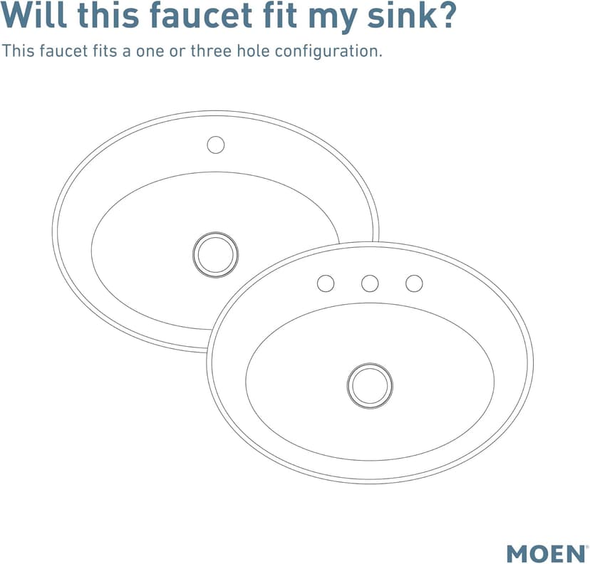Moen Halle Spot Resist Brushed Nickel One-Handle Single Hole Bathroom Sink Faucet with Optional Deckplate, 84970SRN