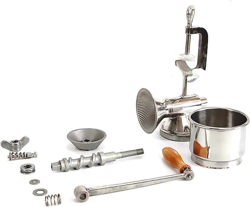 Manual Grain Mill, Stainless Steel Hand Crank Pet Feed Grain Rice Coffee Wheat Corn Spice Milling Grinding Machine, for Kitchen Home Commercial Use