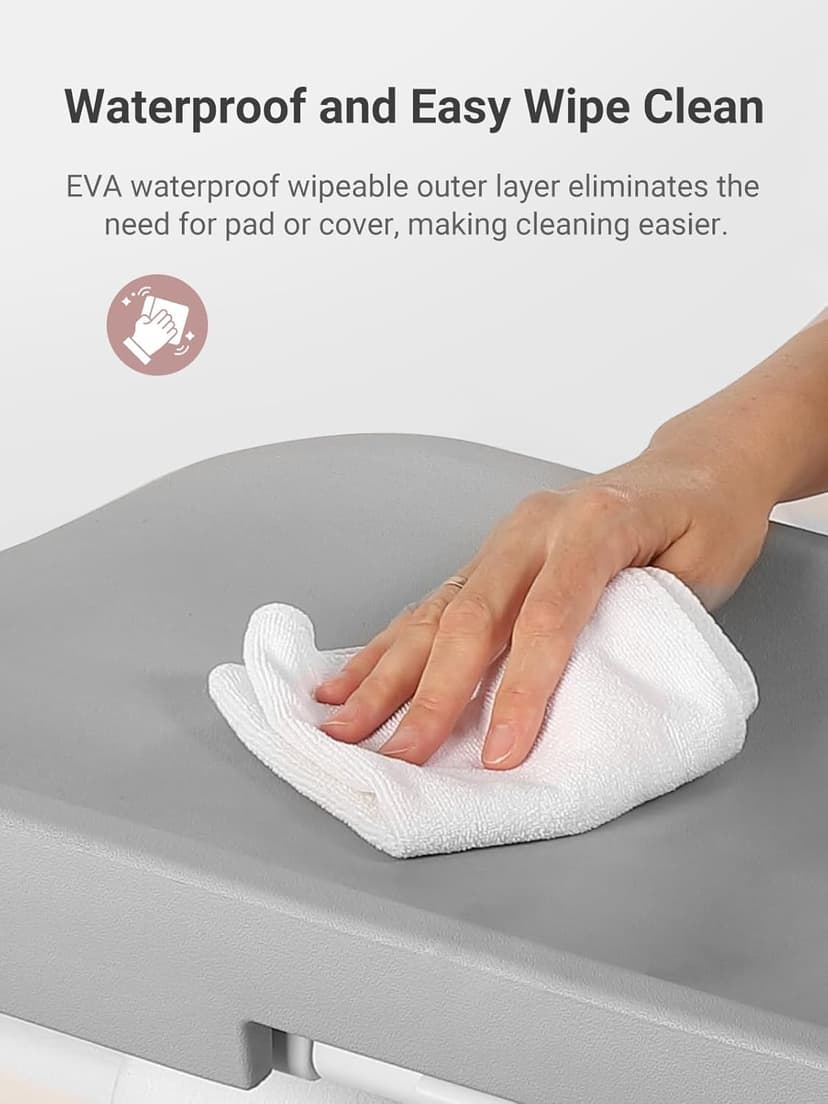 GROWNSY Smart Baby Scale, Cozy Baby Scale with Removable Safety Strap, Baby Ergonomic Design, Non-Slip, Comfortable,White