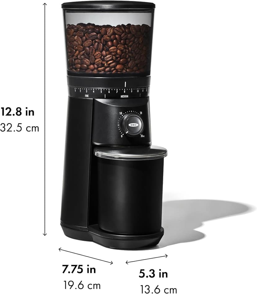 OXO Brew Conical Burr Coffee Grinder - Matte Black