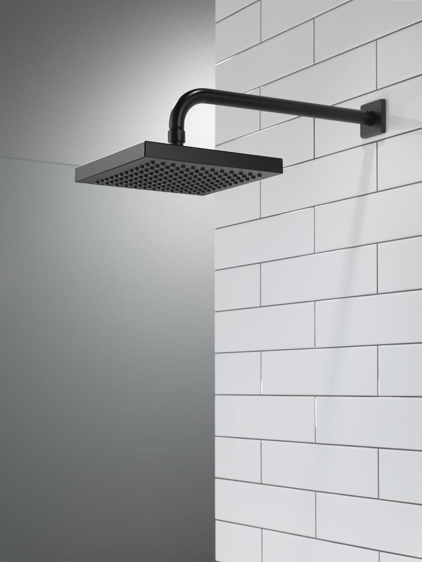 Delta RP50841 2.5 GPM 8" Wide Single Function Shower Head - - Matte Black