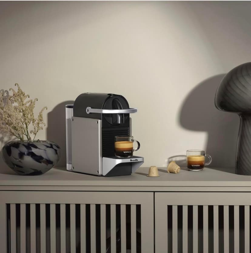 Breville-Nespresso USA BEC420TTN1AUC1 Pixie Espresso Machine, Titan