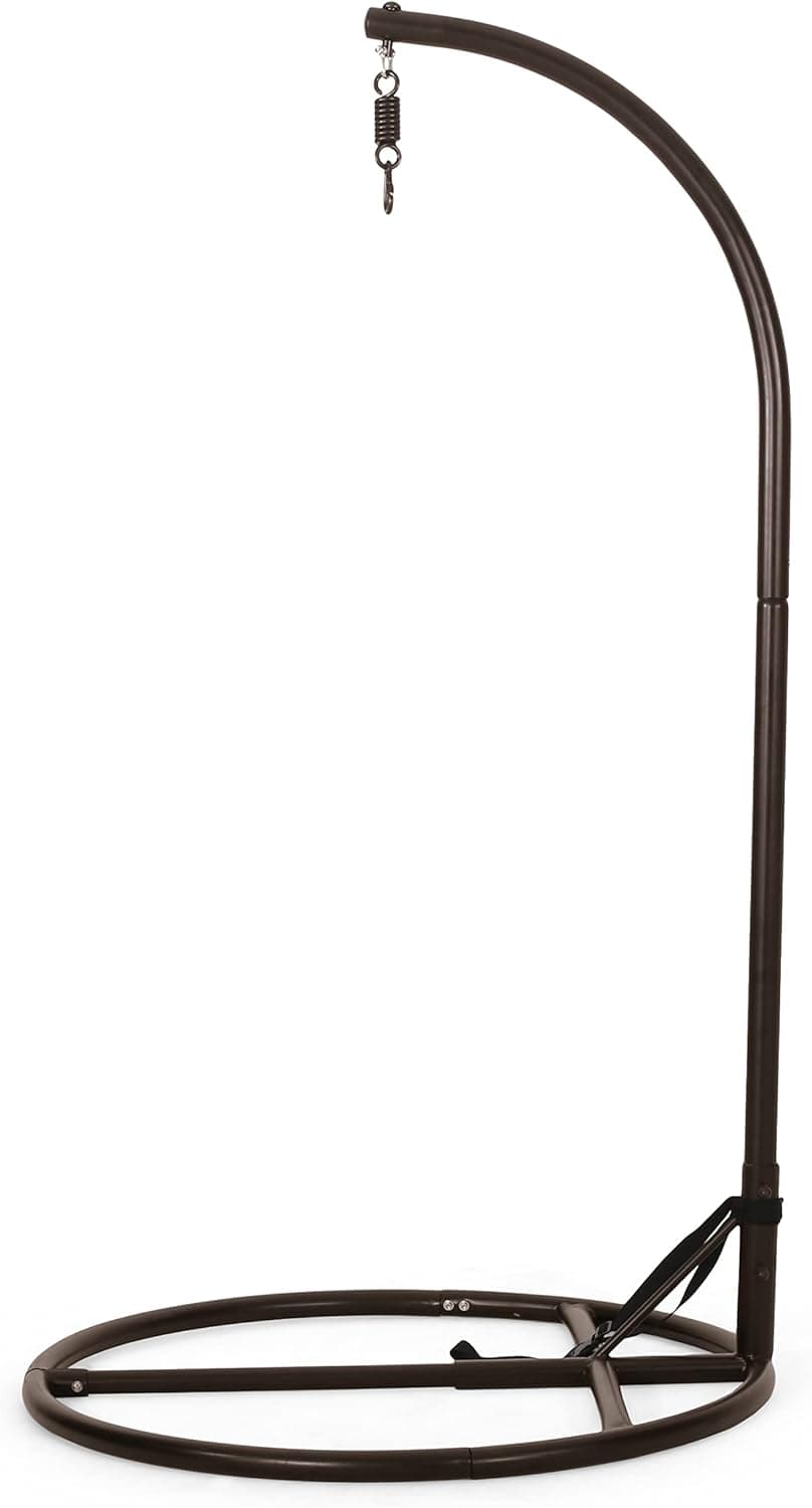 Christopher Knight Home CKH Wicker Tear Drop Hanging Chair, Brown