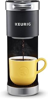 Keurig K-Mini Plus Single Serve K-Cup Pod Coffee Maker, with 6 to 12oz Brew Size, Stores up to 9 K-Cup Pods, Travel Mug Friendly, Matte Black