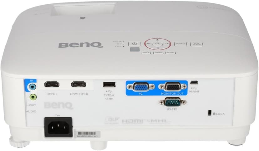 BenQ TH671ST Full HD 1080p Projector for Gaming: High Brightness 3000 ANSI Lumen, Low Input Lag, Superior Short Throw for Table Top Placement - White