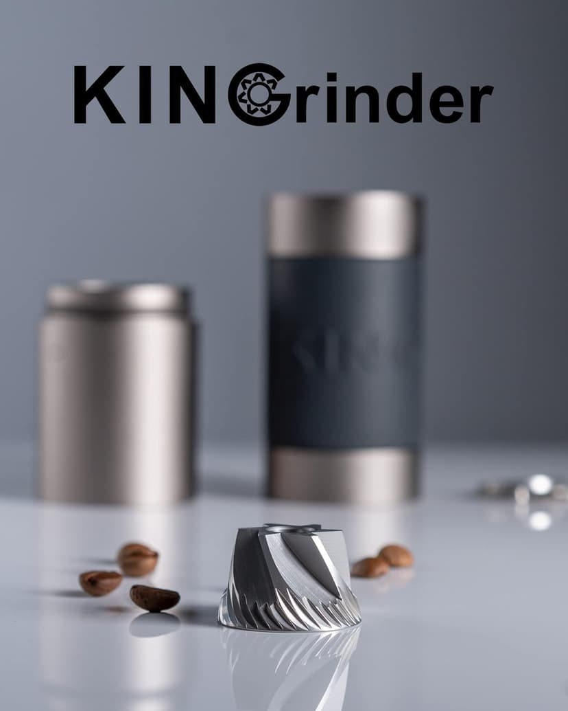 【Famous KOL Recommended】KINGrinder K2 Manual Hand Coffee Grinder with Straight Handle for French Press, Drip, Espresso with Assembly Consistency Stainless Steel Conical Burr Mill, 25g Capacity
